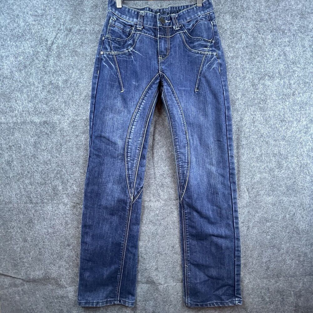 Blaze Jeans Mens 30 Never Legal Riding Cowboy Straight Western Bow Leg Low‎ Rise